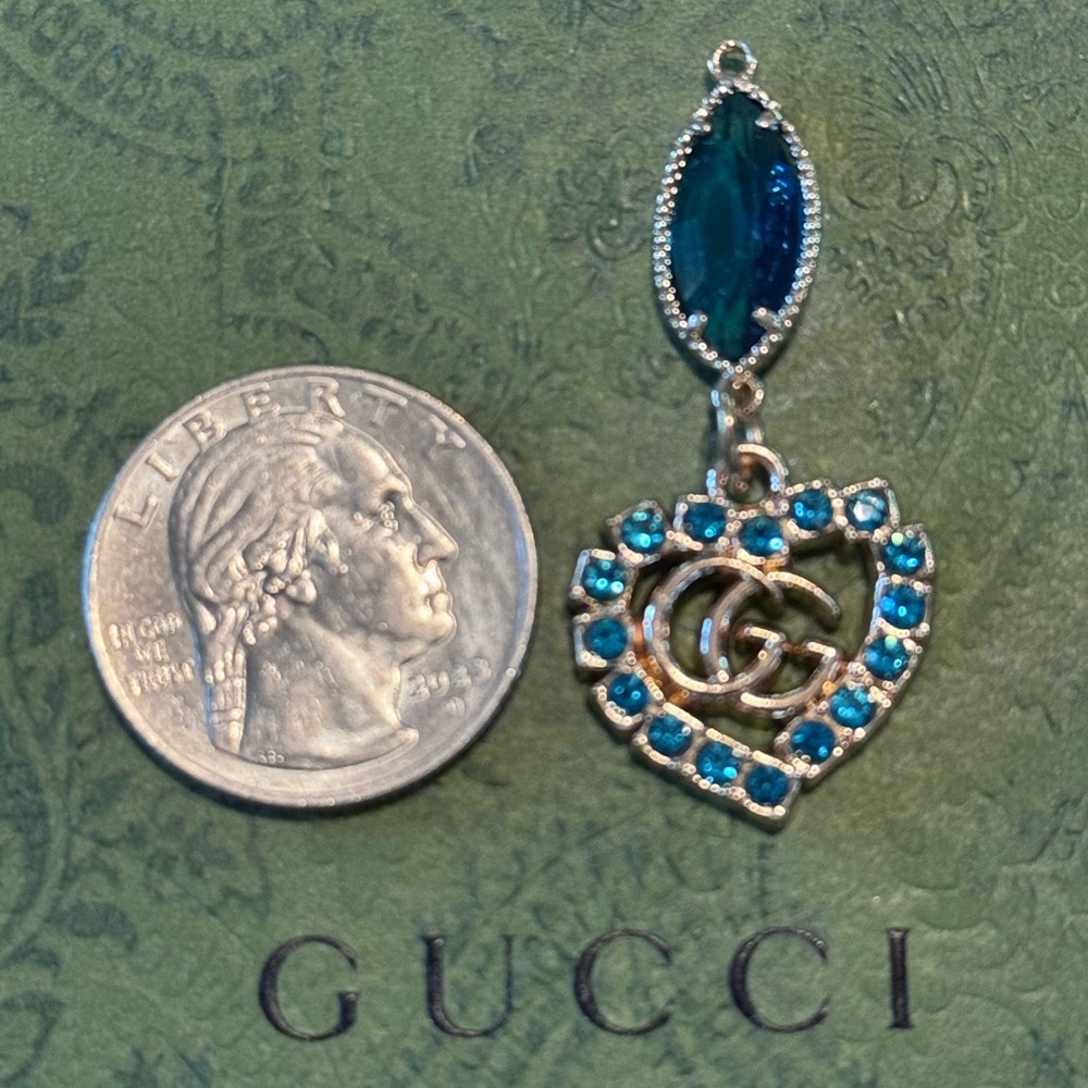 GUCCI Upcycled Pull Charm/Pendant STAMPED - Picture 3 of 4